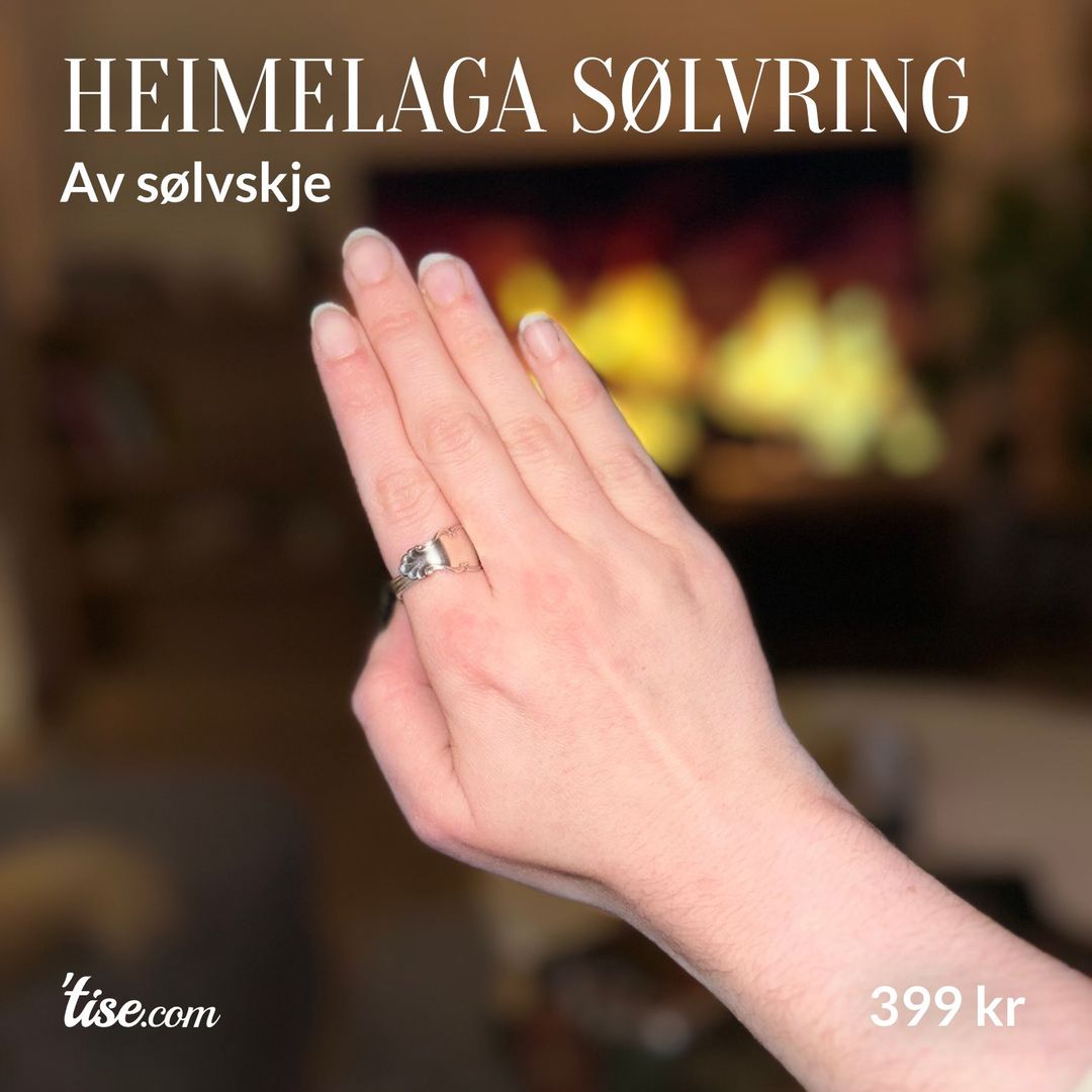 Heimelaga sølvring