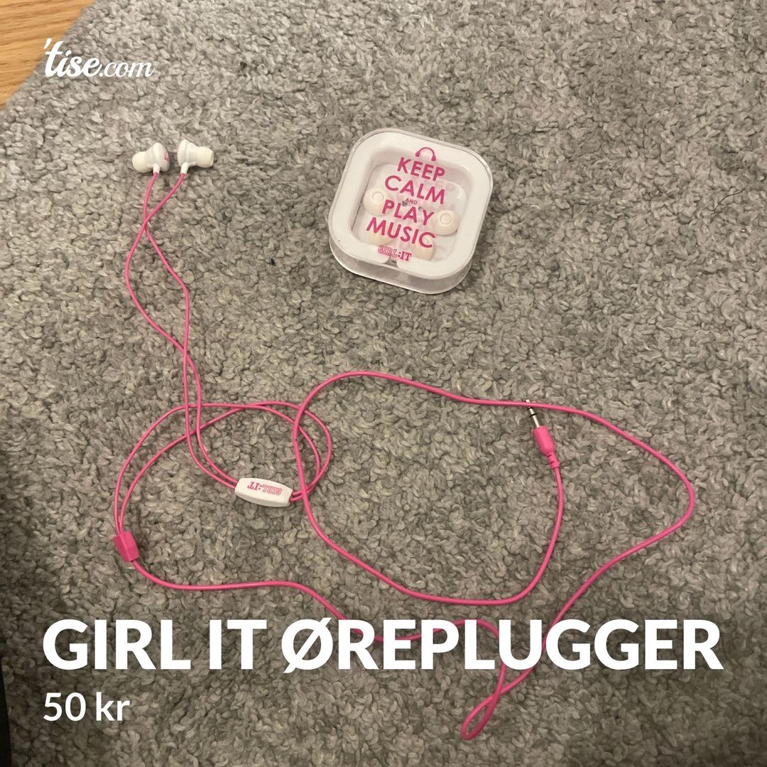 Girl it øreplugger