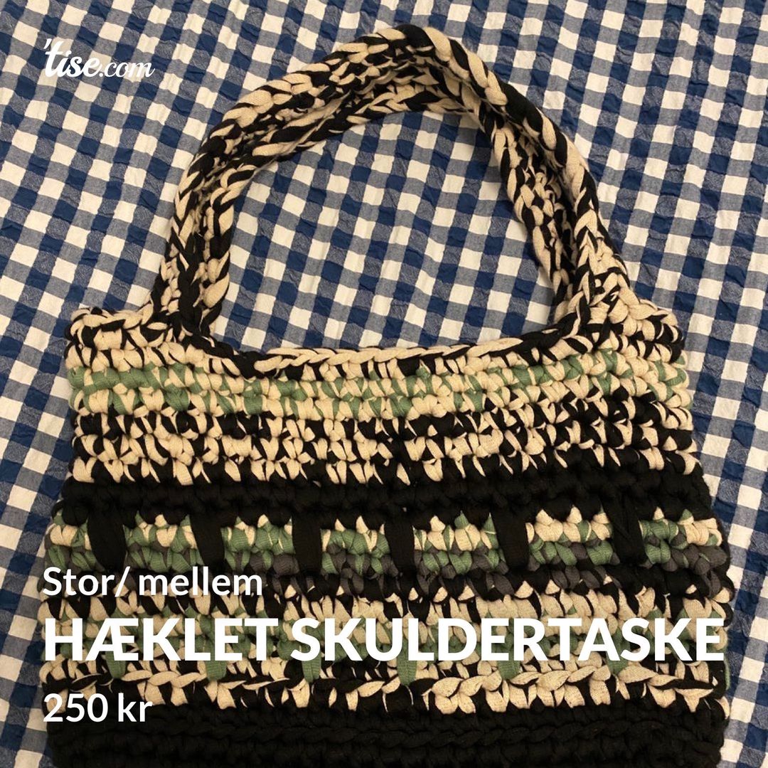 Hæklet skuldertaske