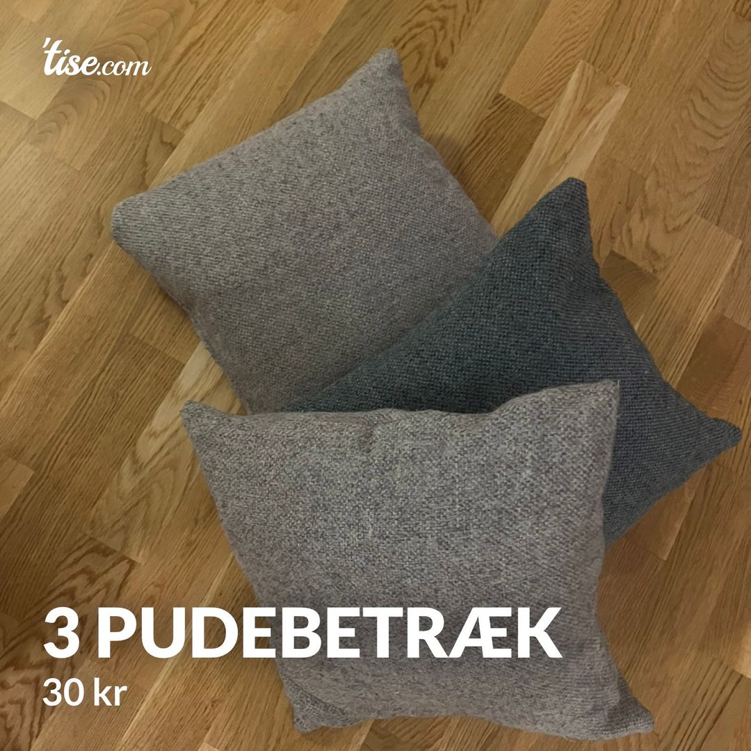 3 pudebetræk