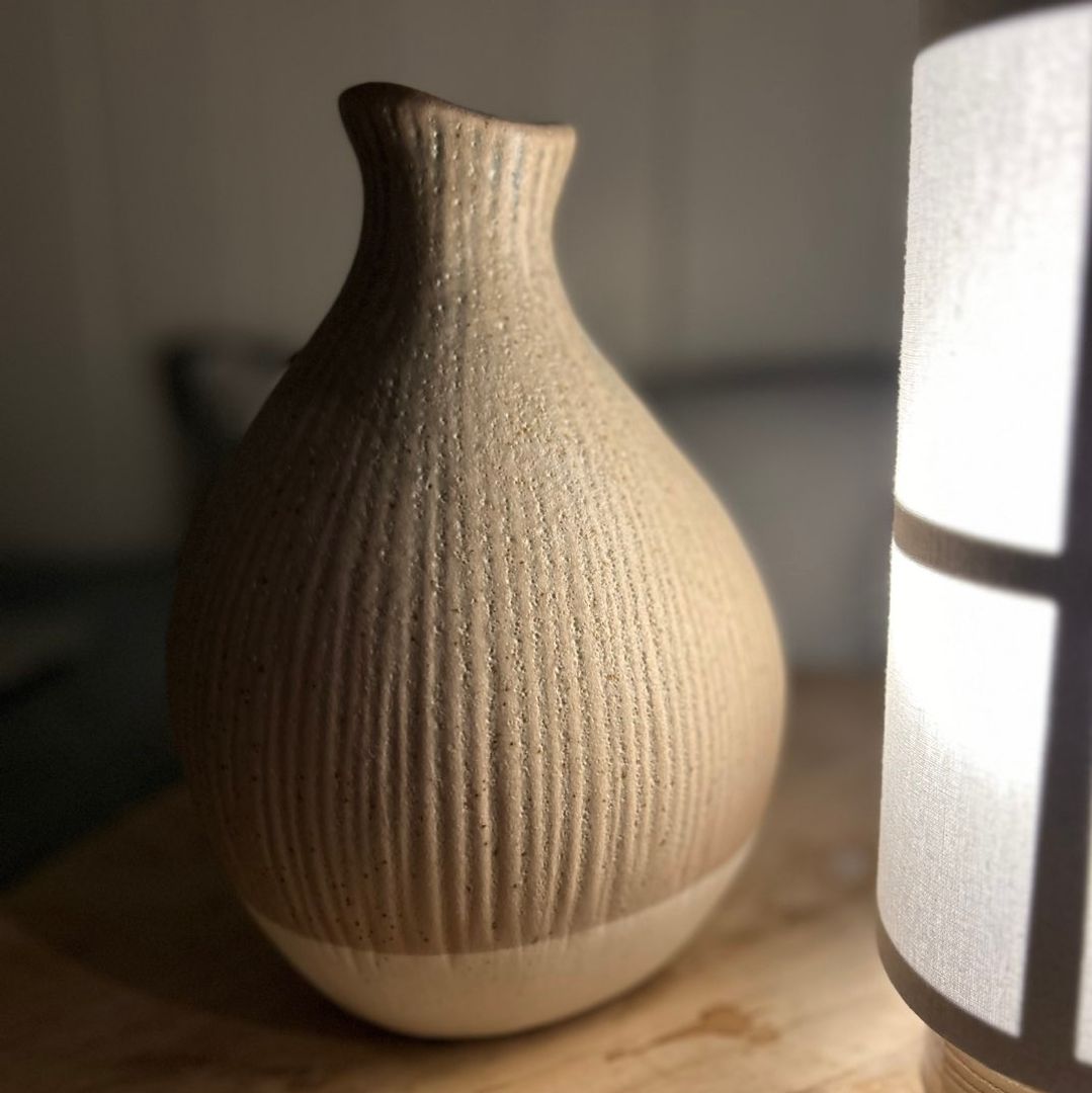 Håndlagd vase