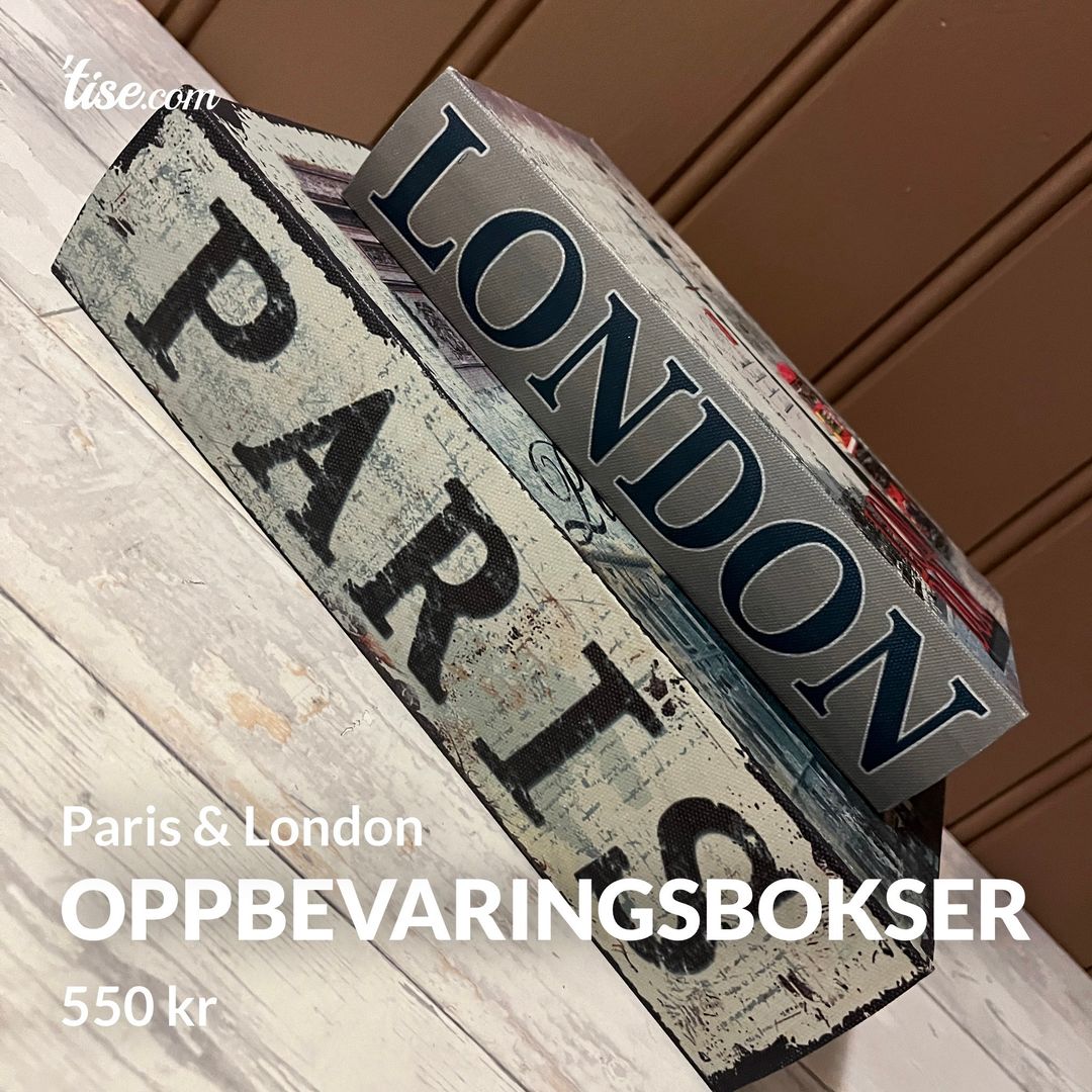 Oppbevaringsbokser