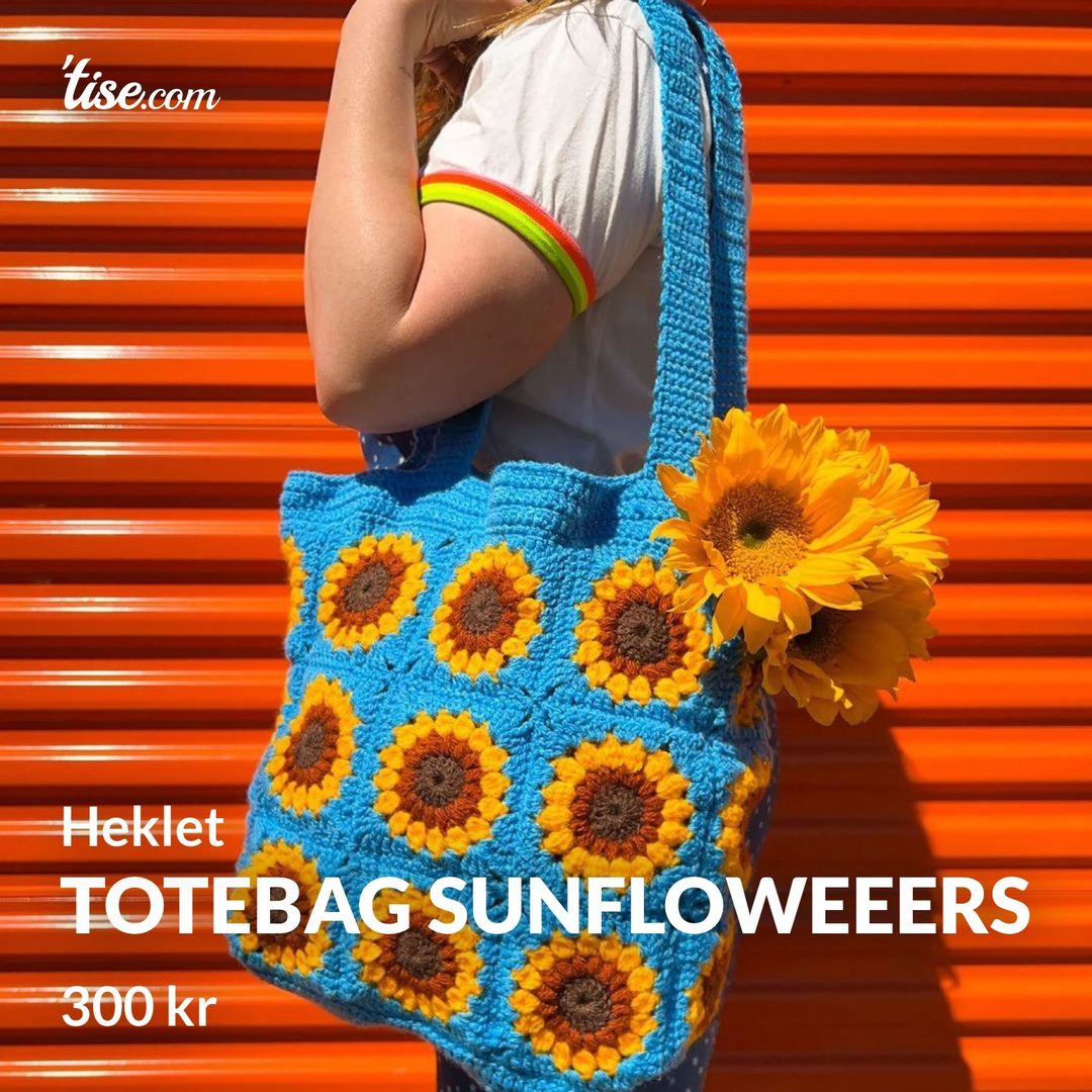 Totebag sunfloweeers