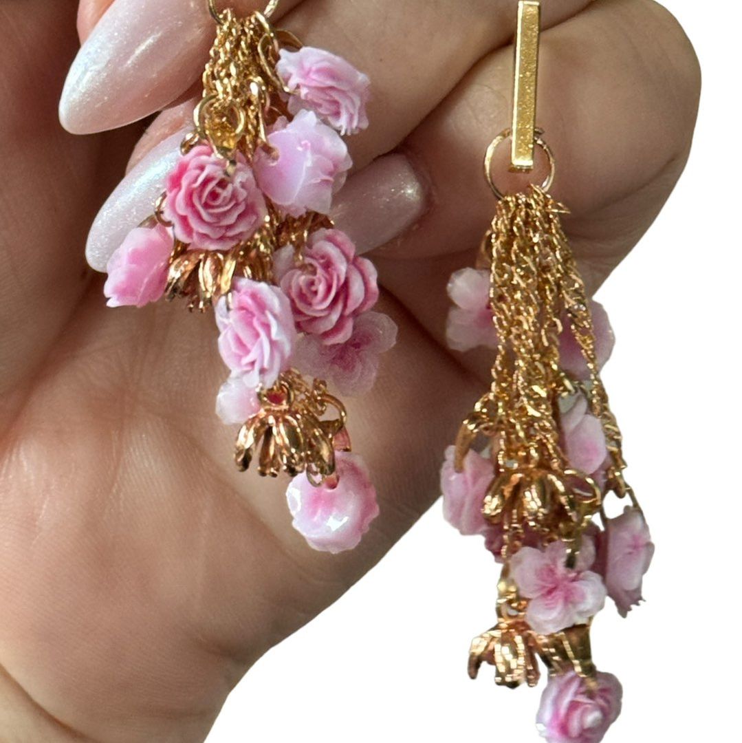 Flower earrings