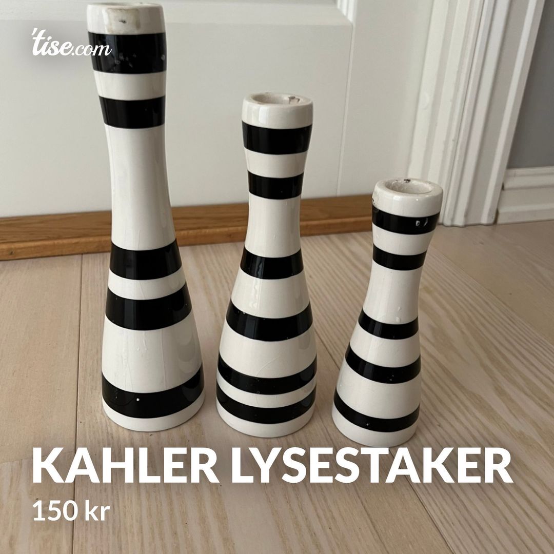 Kahler lysestaker