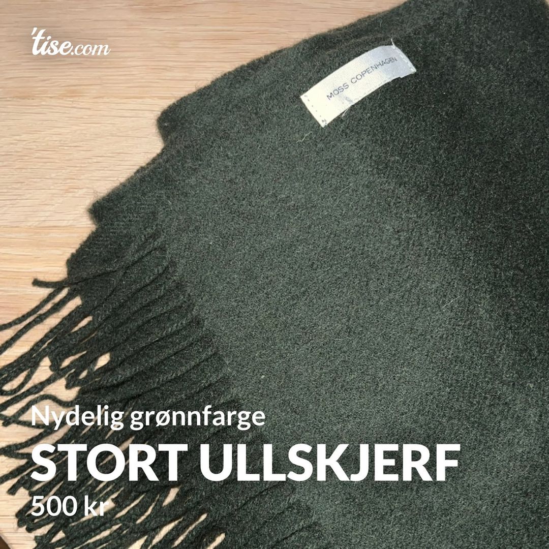 Stort ullskjerf