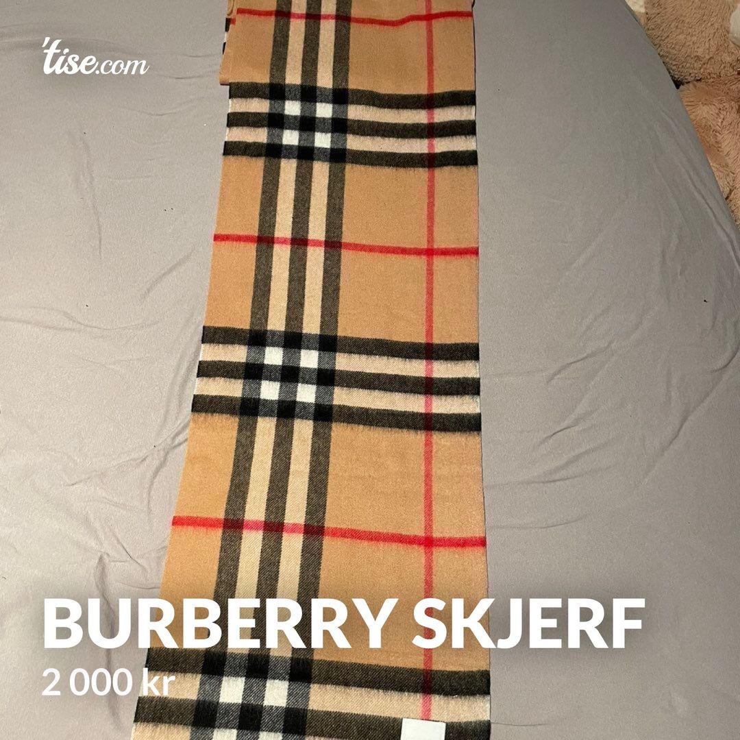 Burberry skjerf