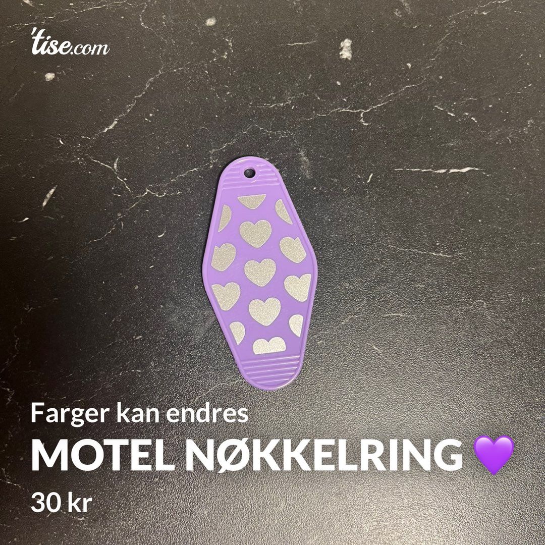 Motel nøkkelring 💜