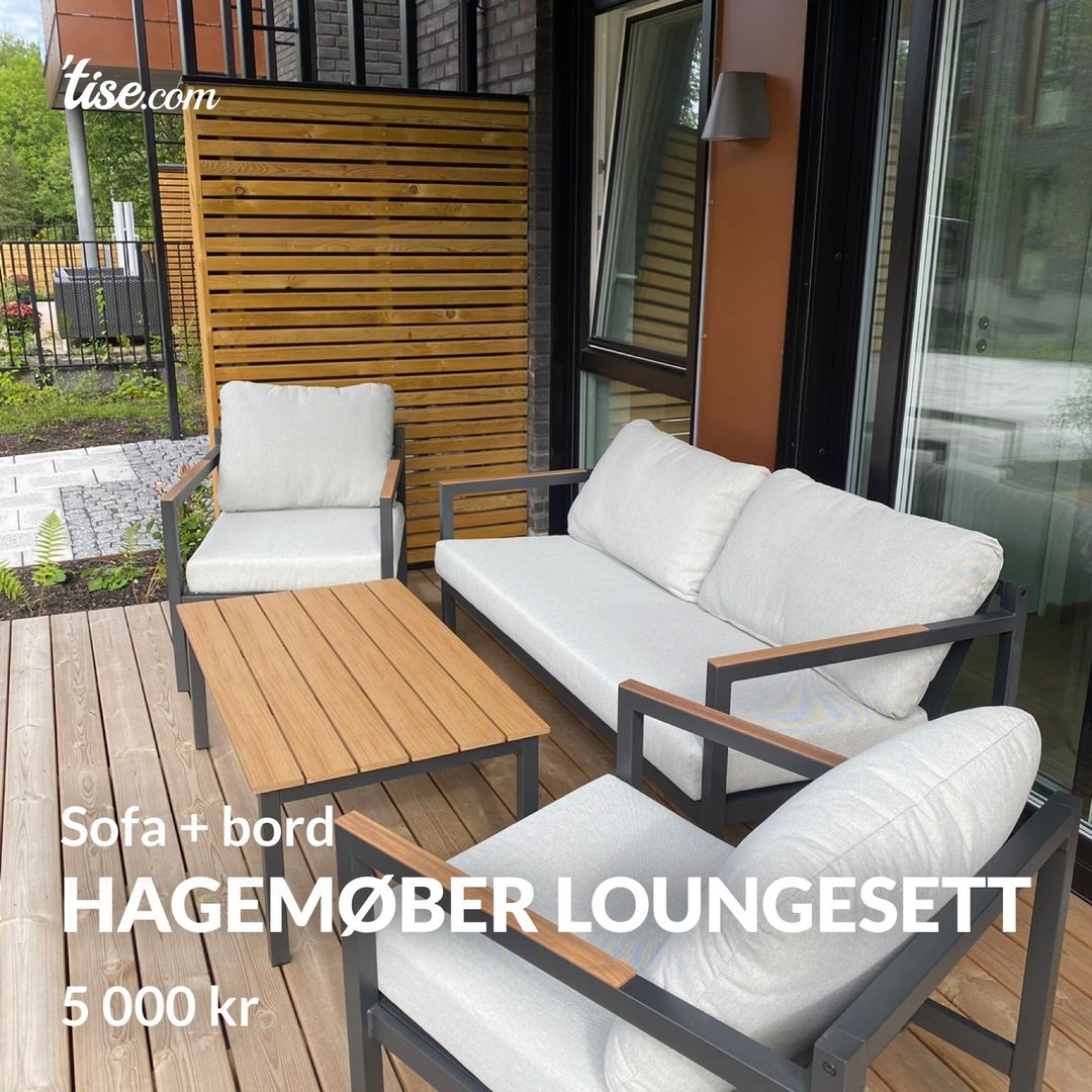 Hagemøber loungesett