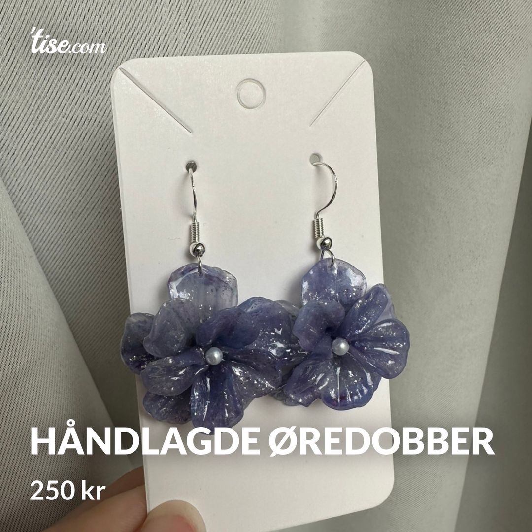 Håndlagde øredobber