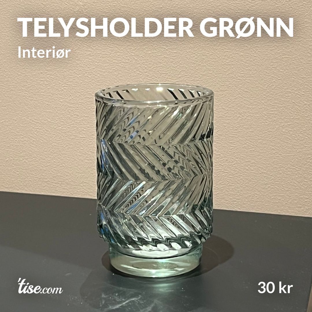 Telysholder grønn