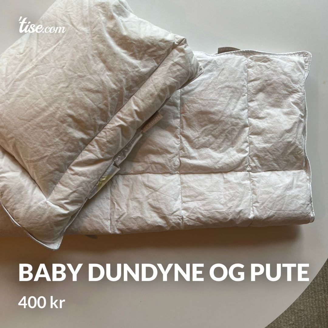 Baby dundyne og pute