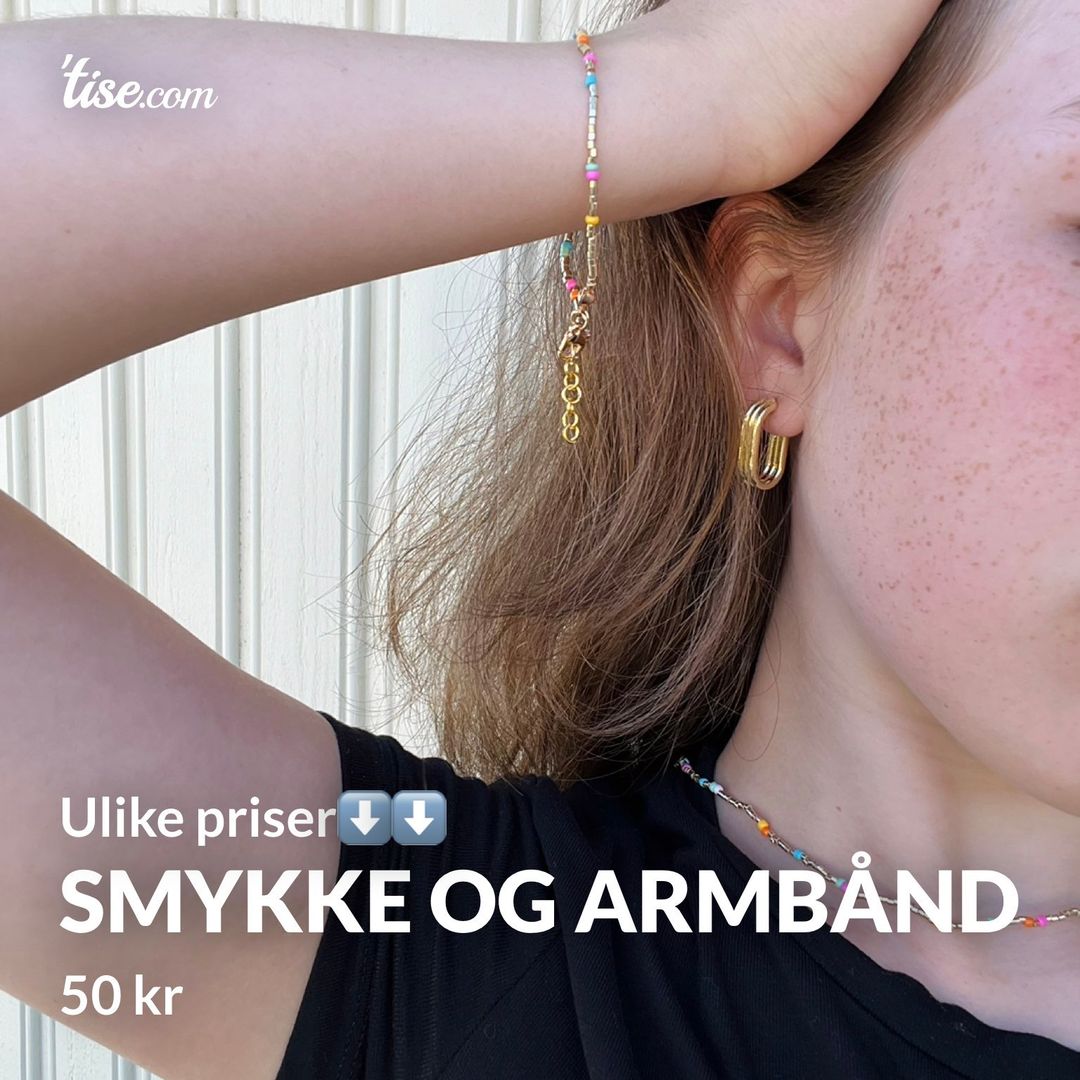 Smykke og armbånd