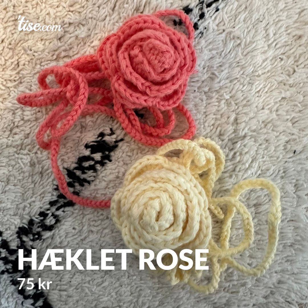 Hæklet rose