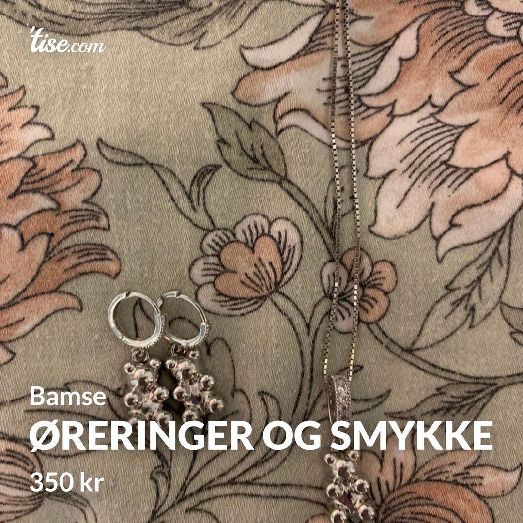 Øreringer og Smykke