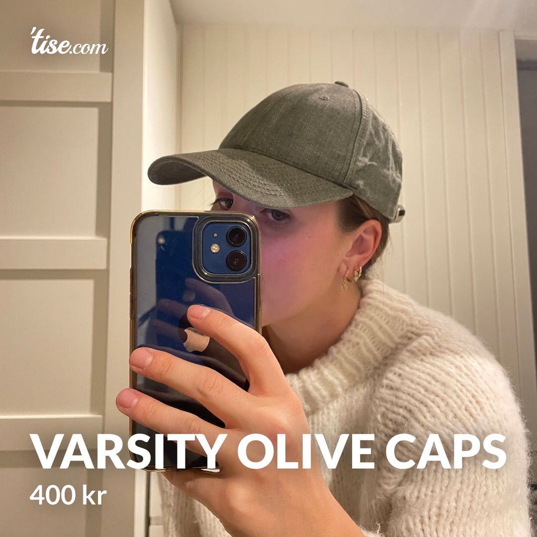 Varsity Olive caps