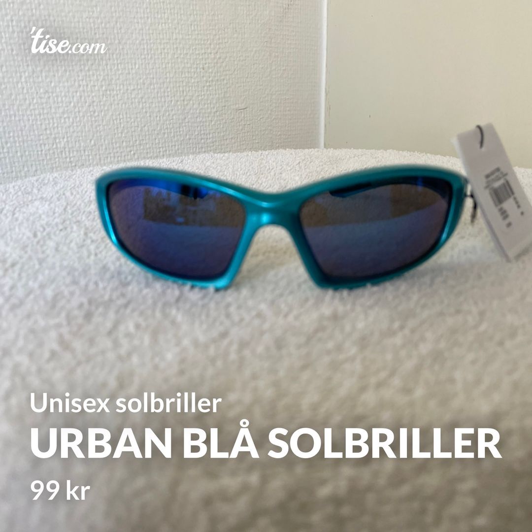 Urban blå solbriller