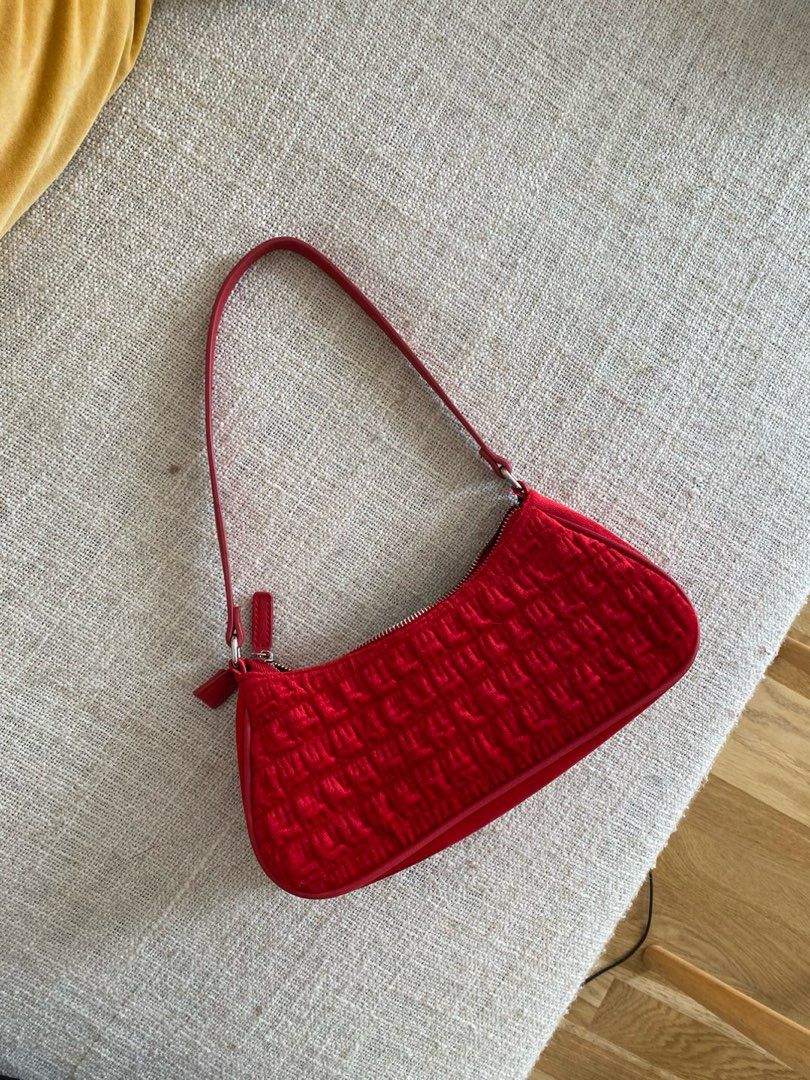 Red handbag