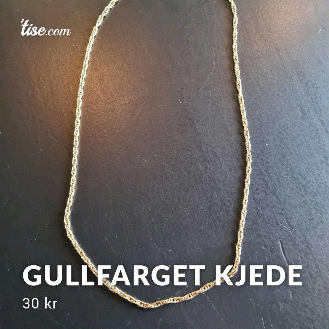 Gullfarget kjede