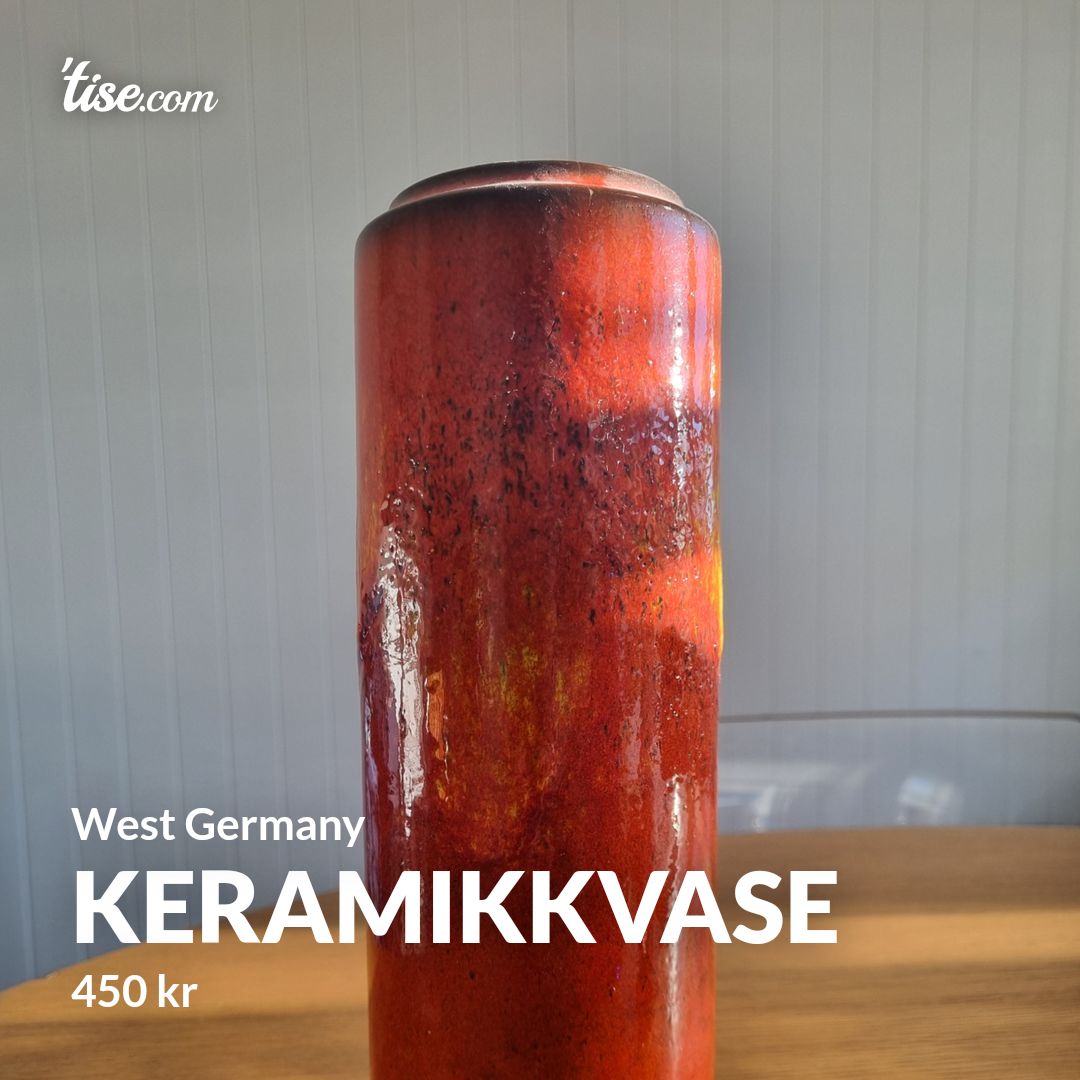 Keramikkvase