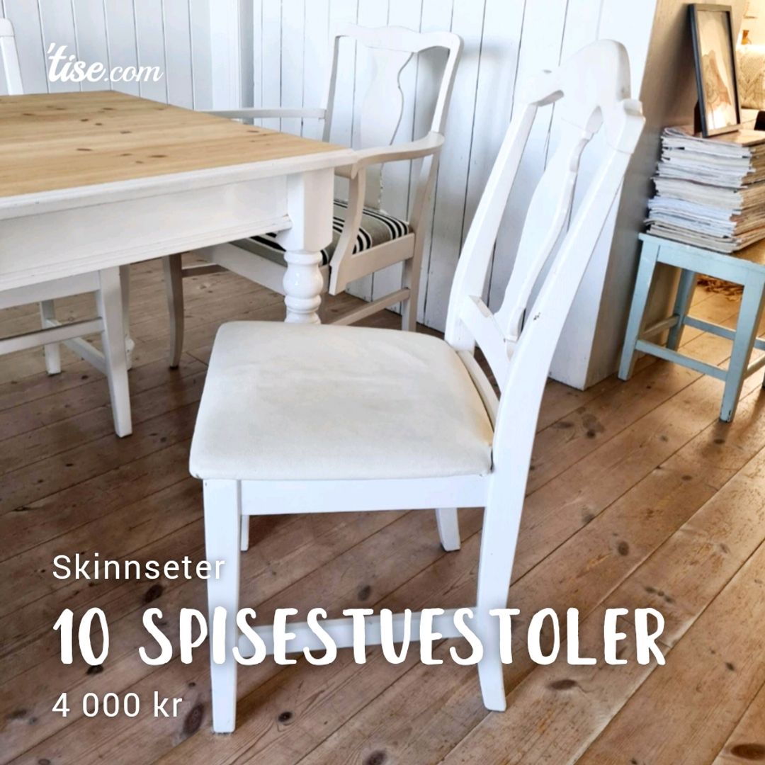 10 Spisestuestoler