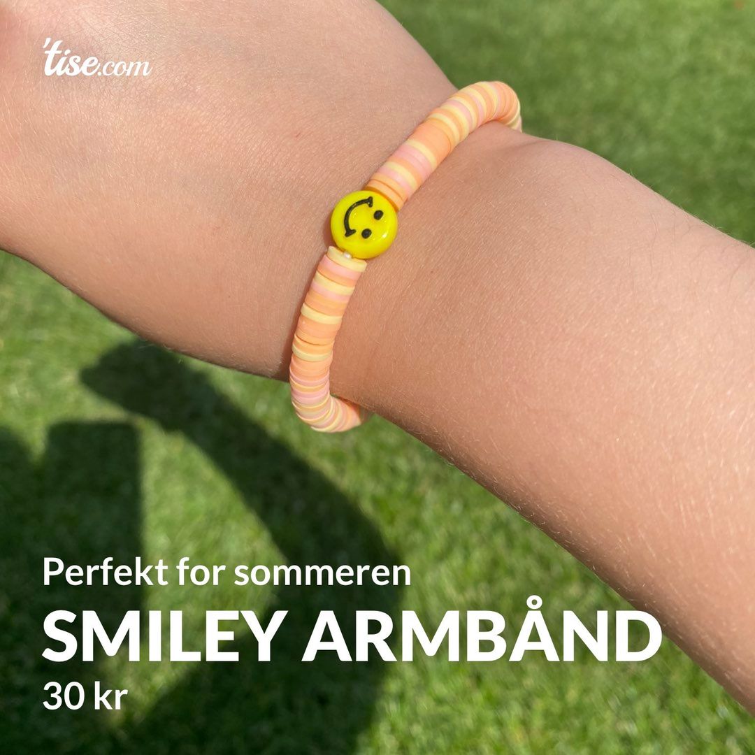 Smiley armbånd