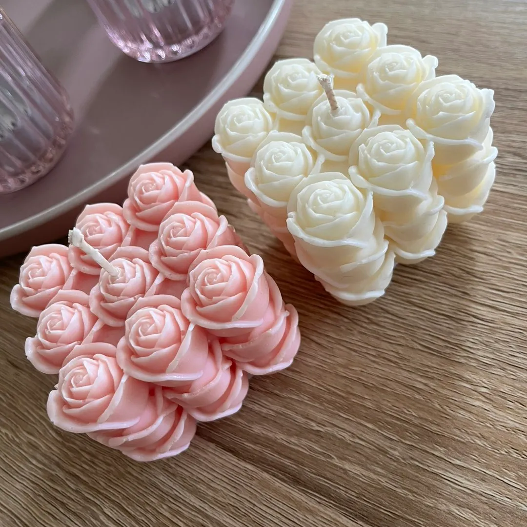 Rose bubble lys