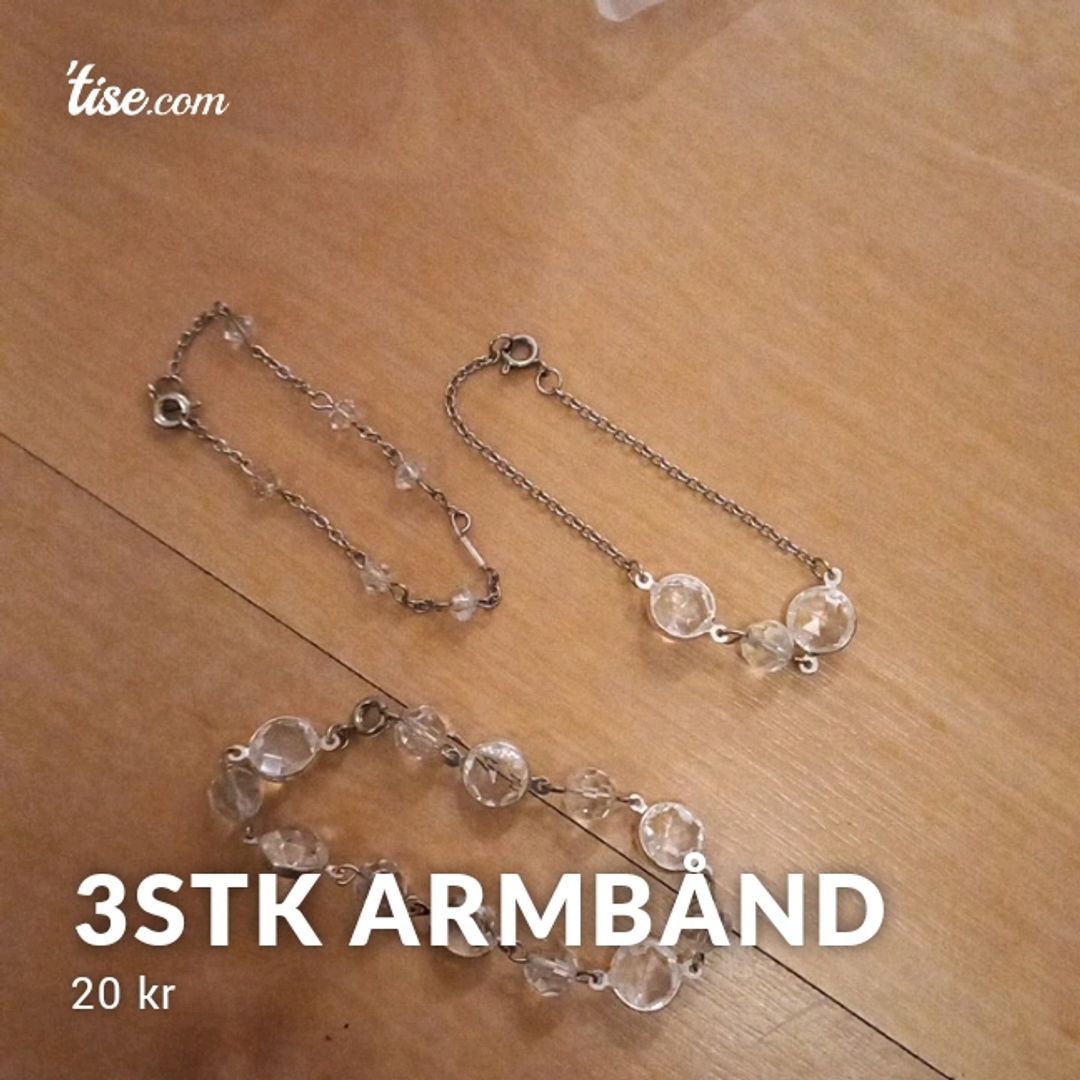 3stk Armbånd