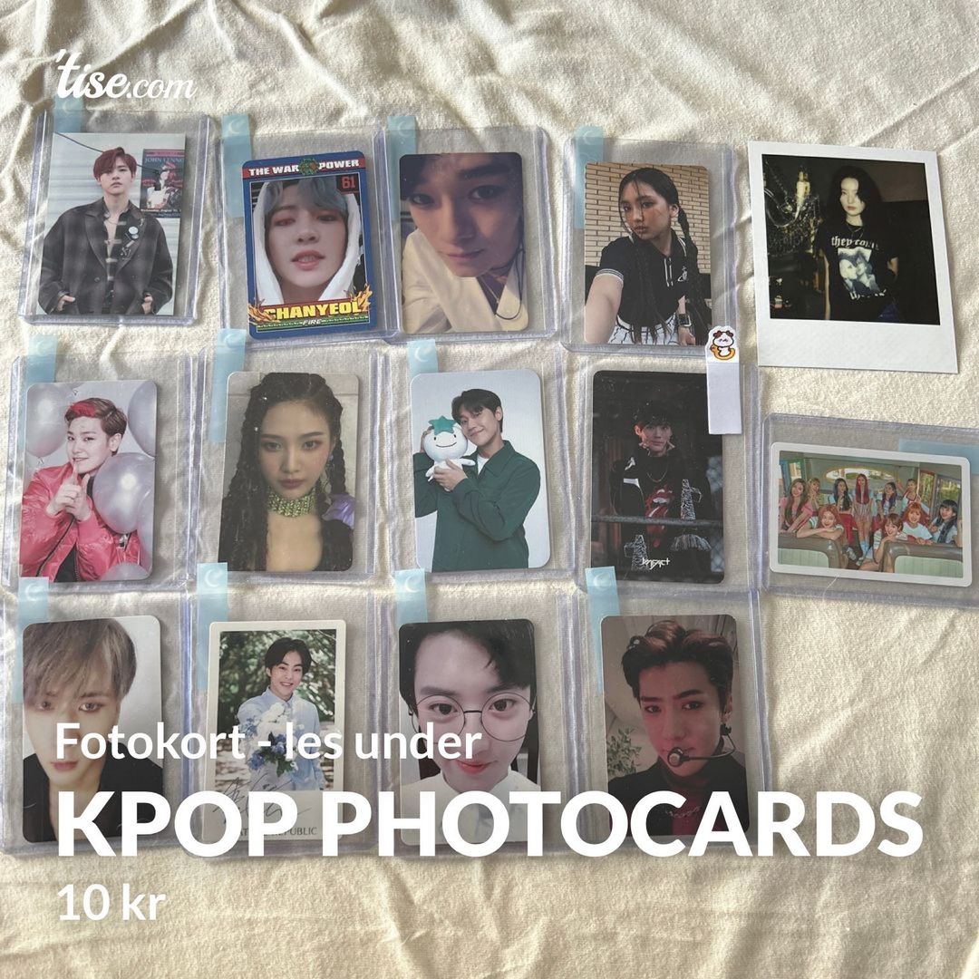 Kpop photocards