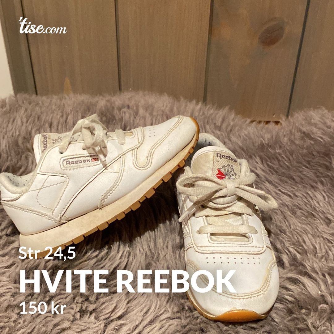 Hvite Reebok