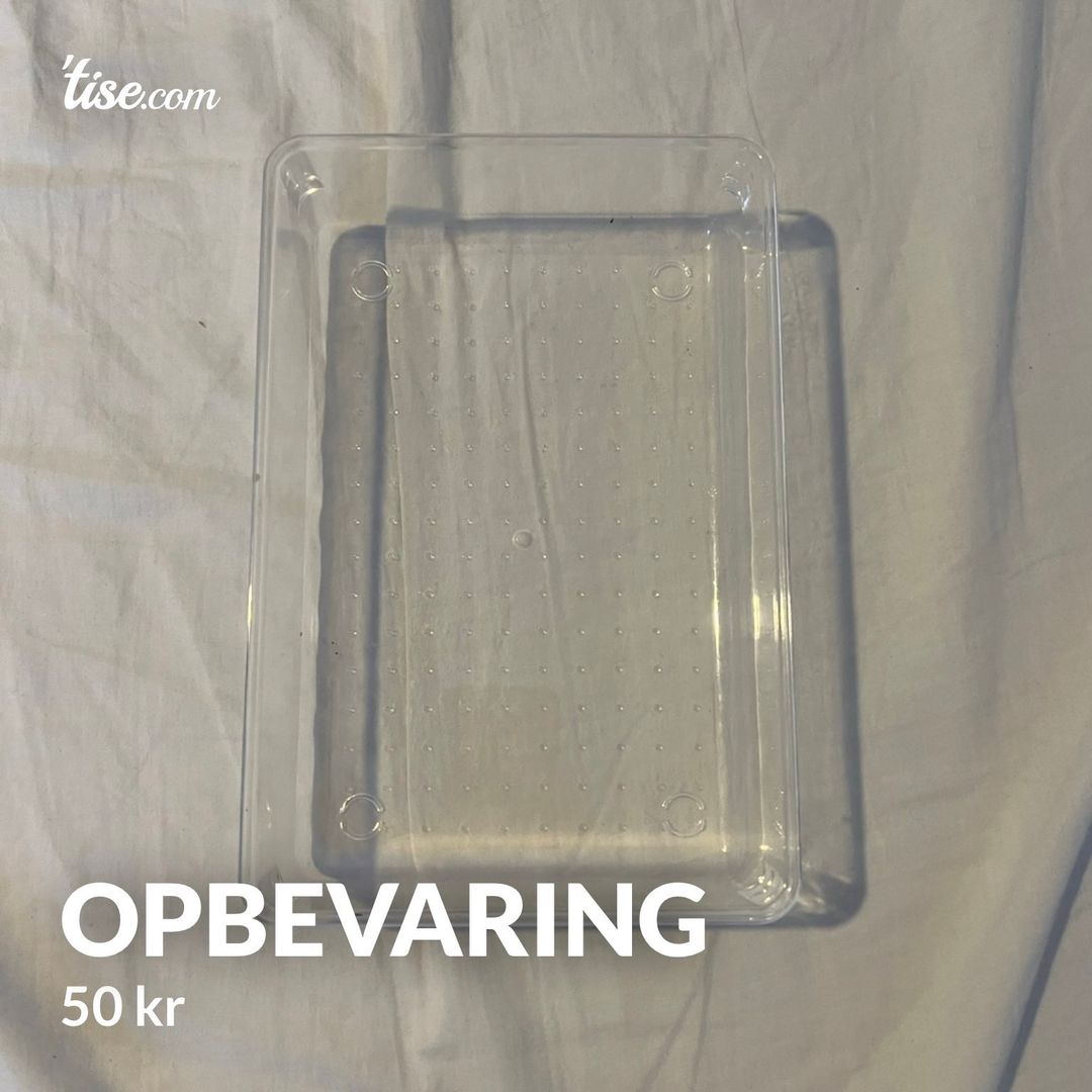 Opbevaring