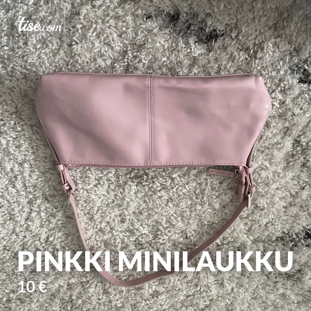 Pinkki minilaukku