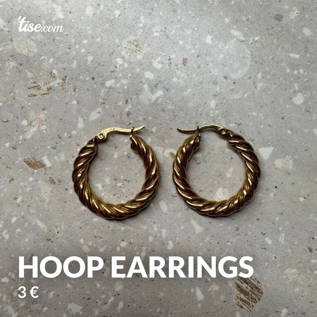 Hoop earrings