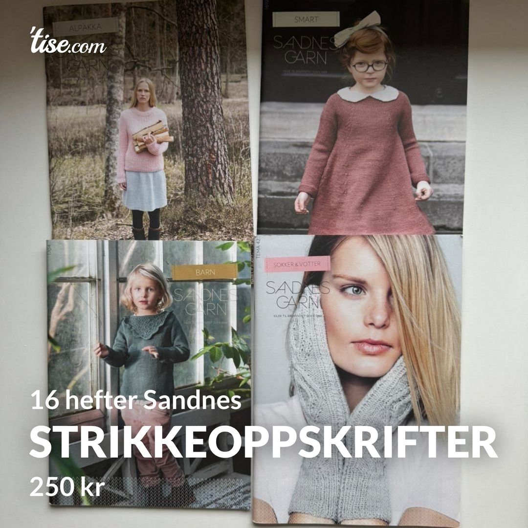 Strikkeoppskrifter