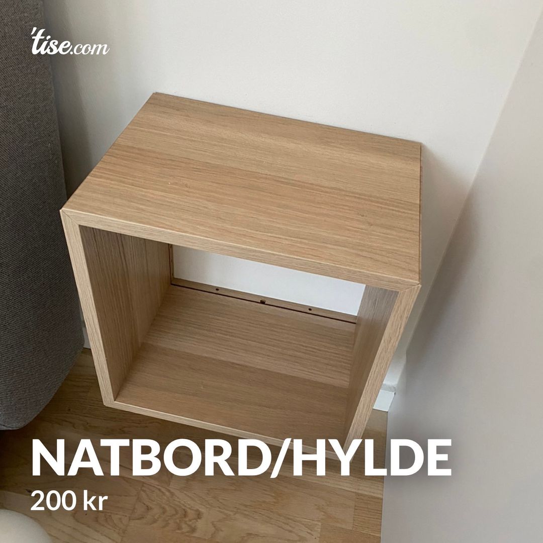 Natbord/hylde