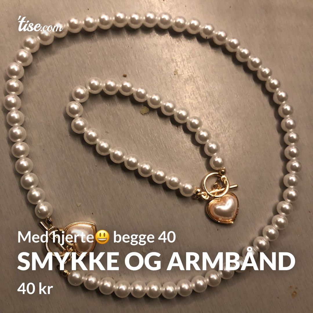 Smykke og armbånd