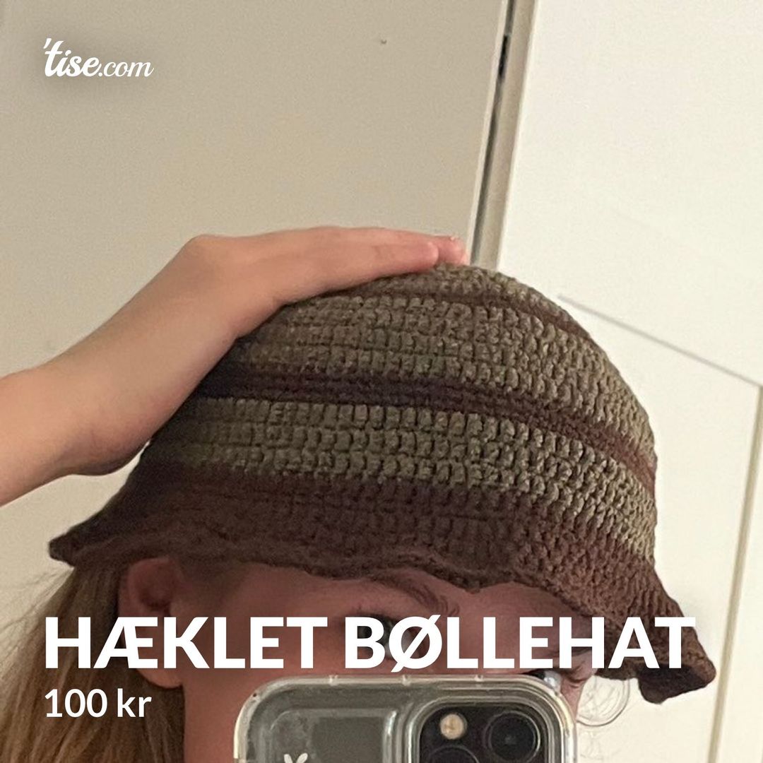 Hæklet bøllehat