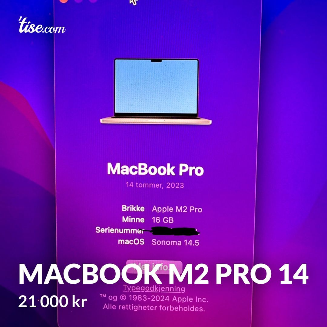 Macbook M2 Pro 14