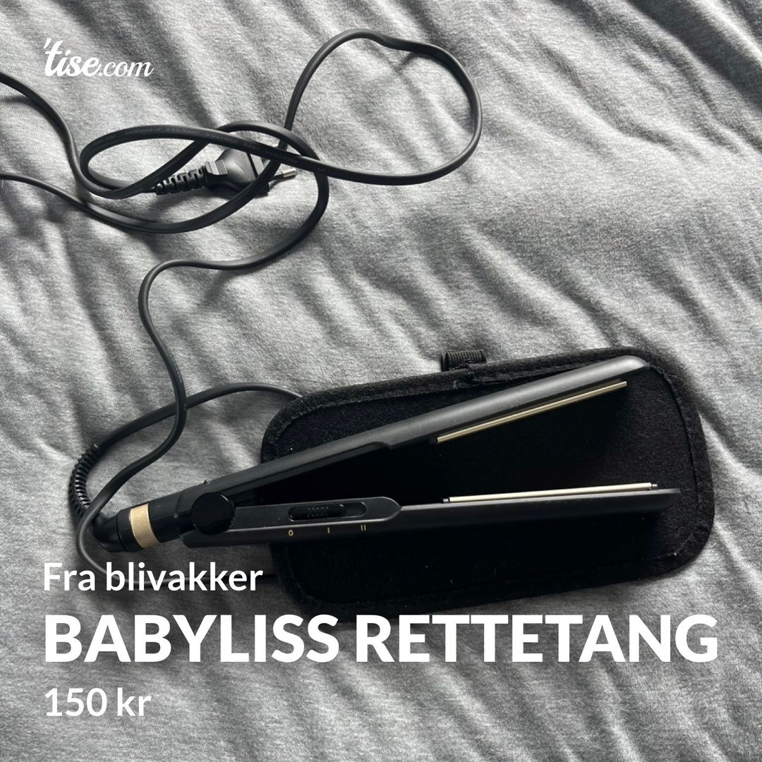 Babyliss rettetang