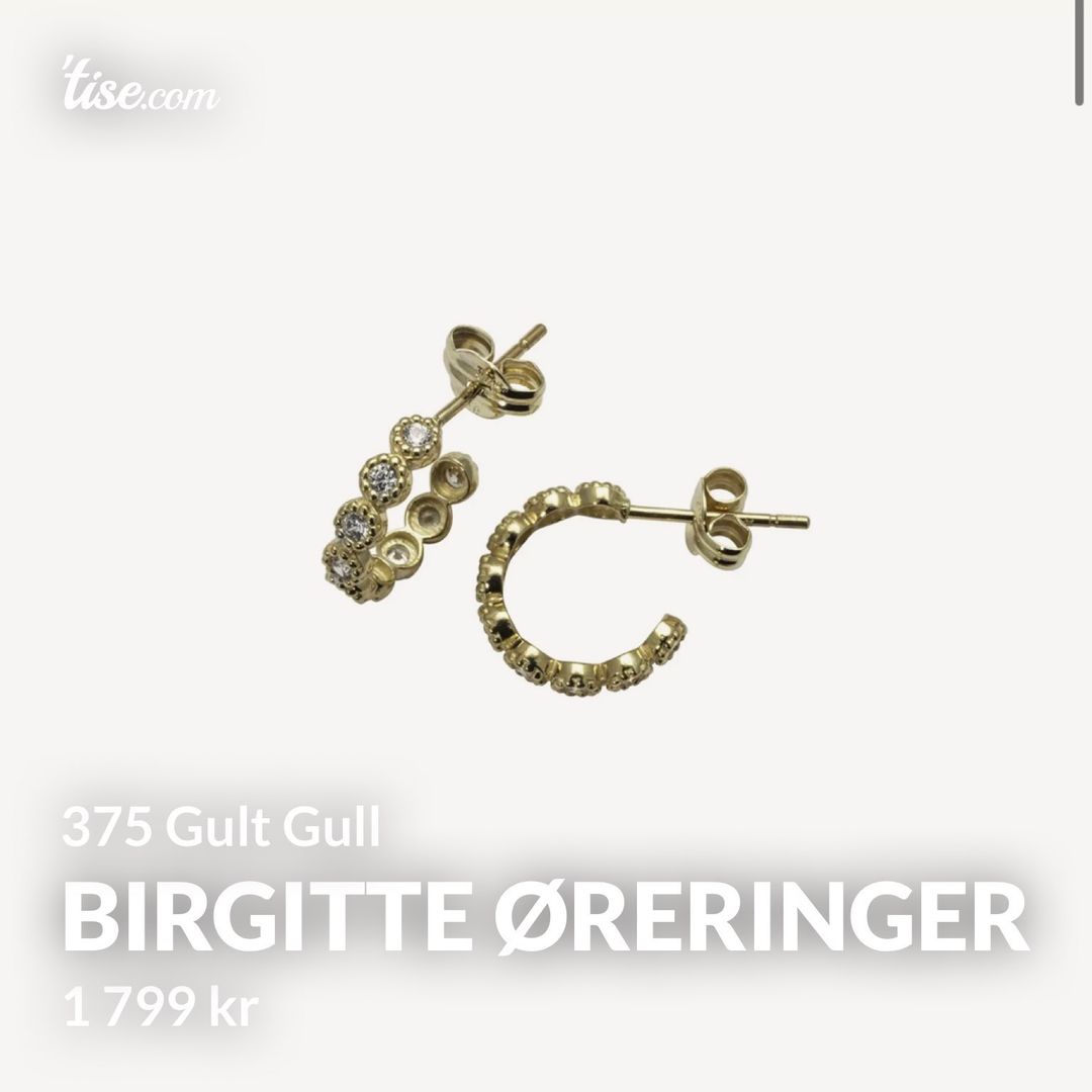 BIRGITTE Øreringer