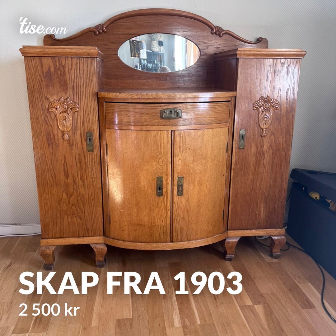 Skap fra 1903