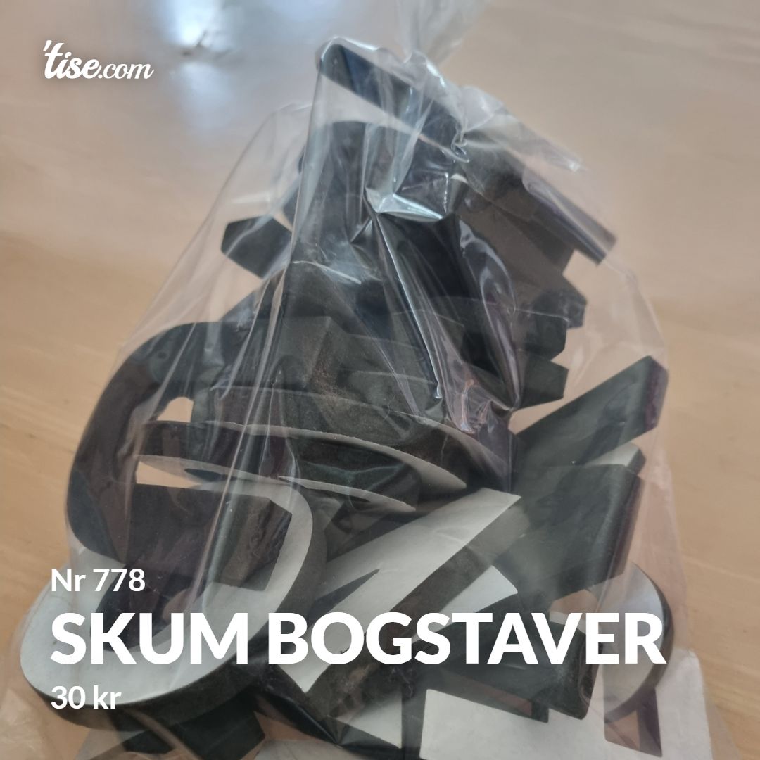 Skum Bogstaver