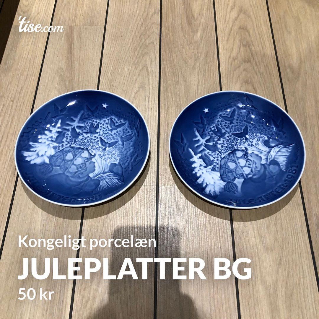 Juleplatter bg