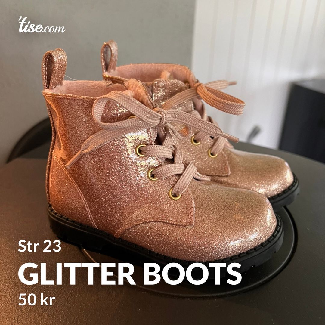 Glitter boots