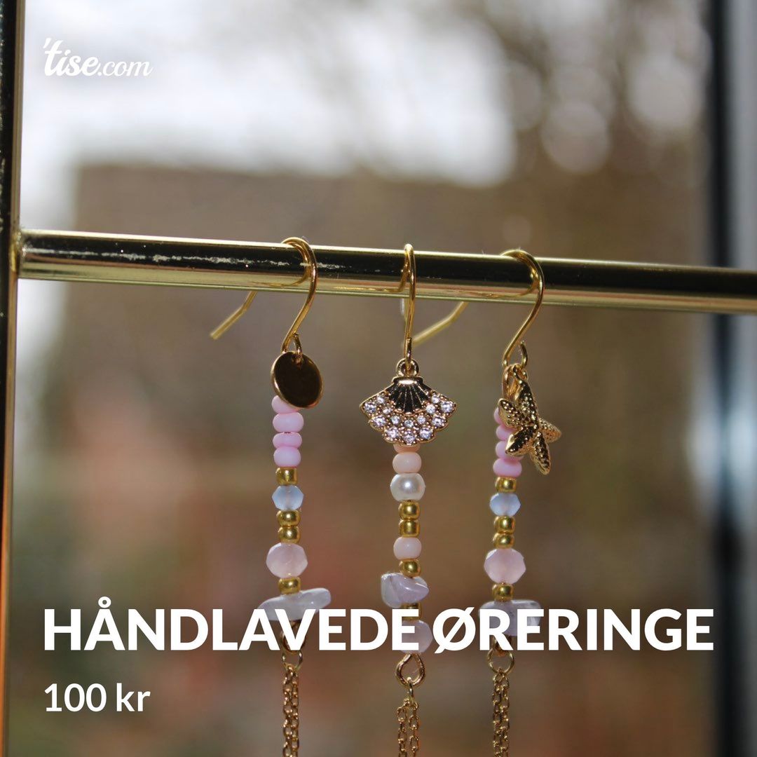 Håndlavede øreringe