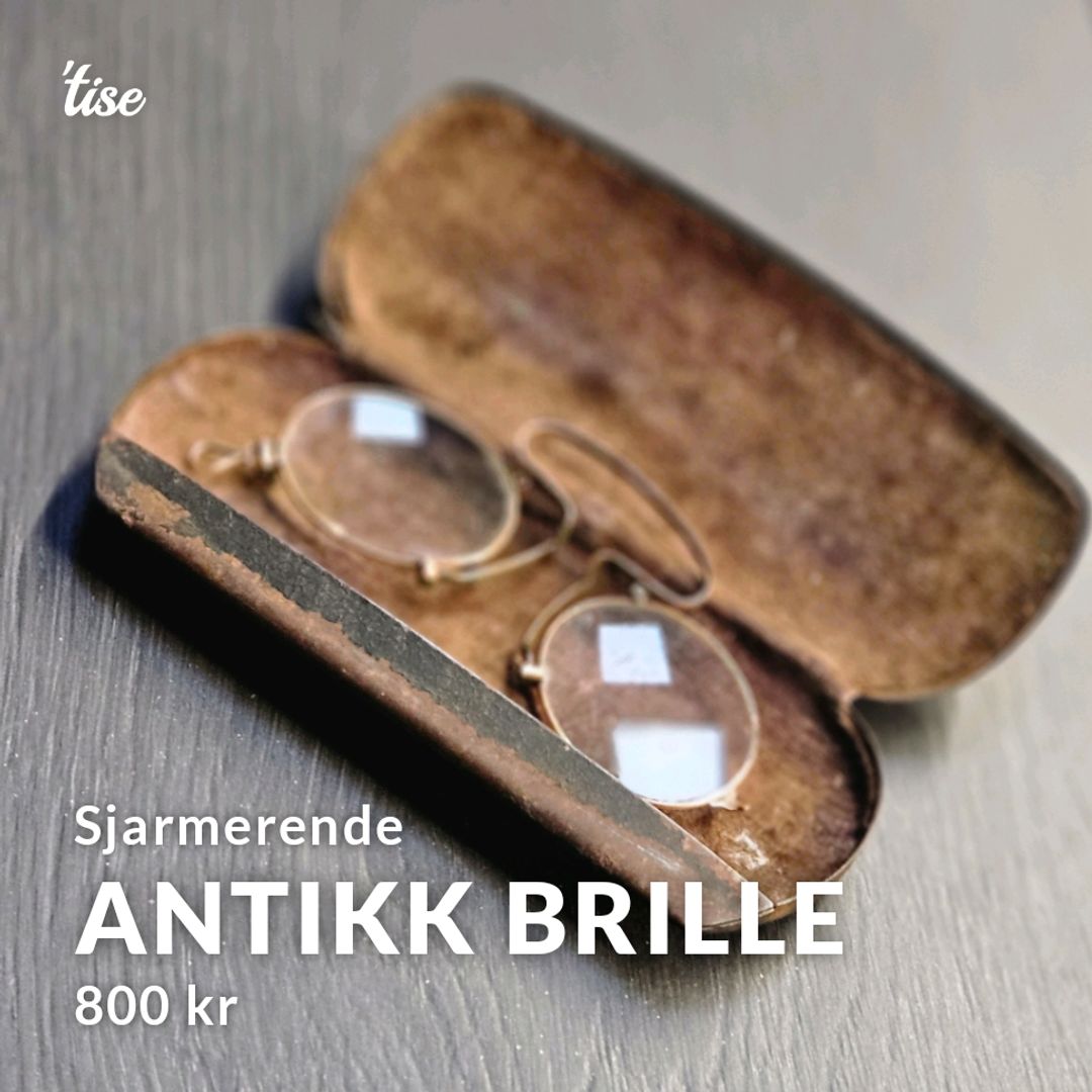 Antikk Brille