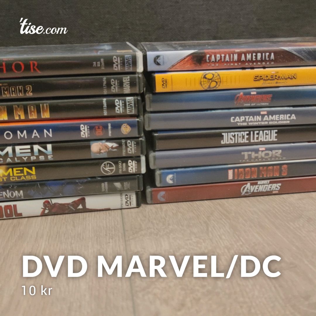 DVD Marvel/DC