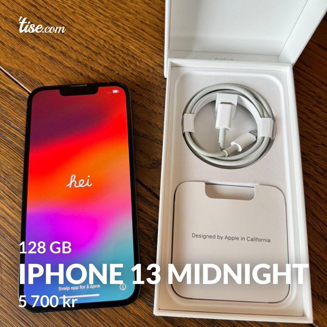 iPhone 13 midnight