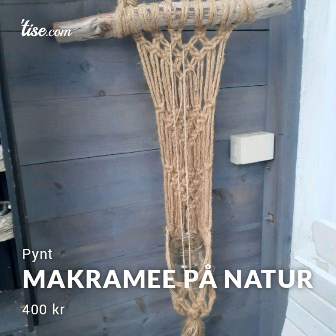 Makramee På Natur