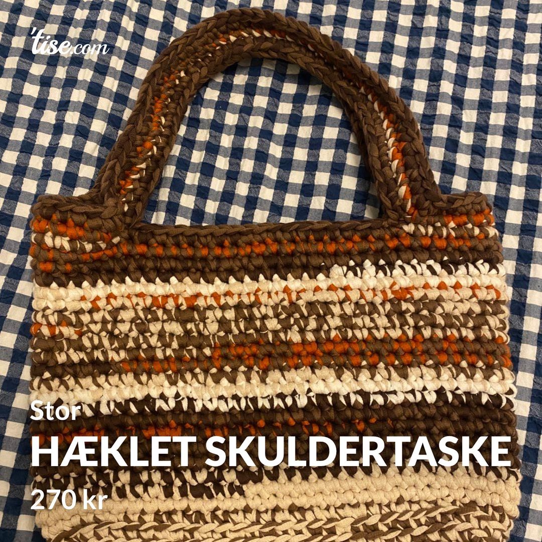 Hæklet skuldertaske